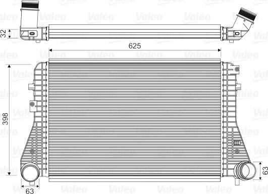 Valeo 818674 - Intercooler, compresor aaoparts.ro