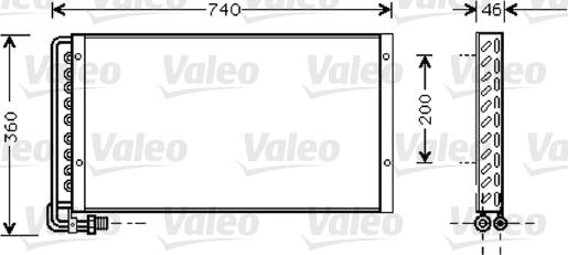 Valeo 818040 - Condensator, climatizare aaoparts.ro