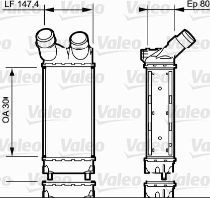 Valeo 818866 - Intercooler, compresor aaoparts.ro