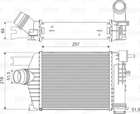 Valeo 818343 - Intercooler, compresor aaoparts.ro