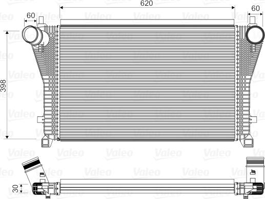 Valeo 818347 - Intercooler, compresor aaoparts.ro