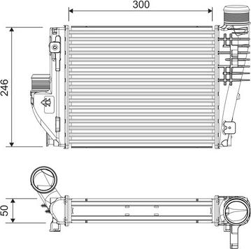 Valeo 818304 - Intercooler, compresor aaoparts.ro