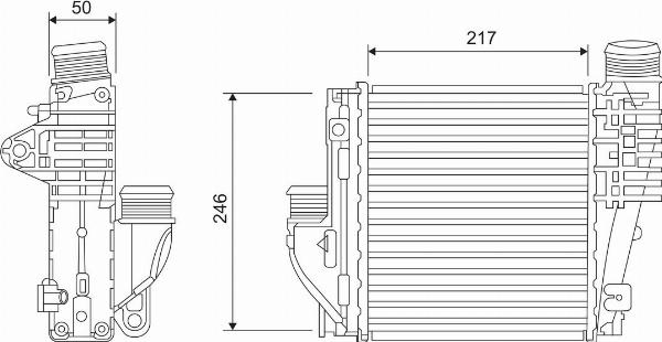 VALEO 818290 - Intercooler, compresor aaoparts.ro