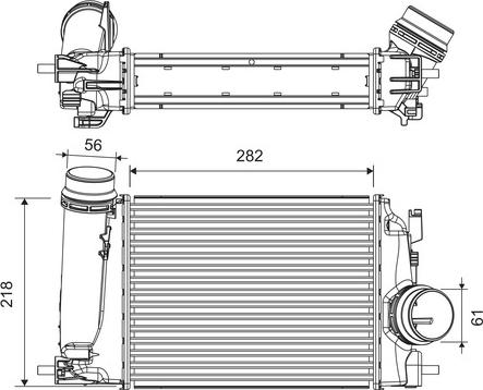 Valeo 818293 - Intercooler, compresor aaoparts.ro