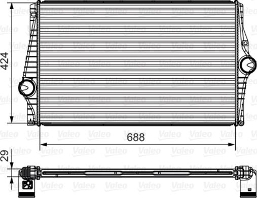 Valeo 818280 - Intercooler, compresor aaoparts.ro