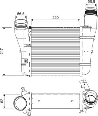 Valeo 818757 - Intercooler, compresor aaoparts.ro