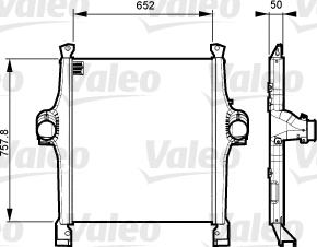 Valeo 818736 - Intercooler, compresor aaoparts.ro