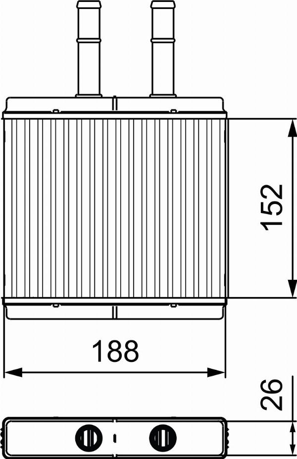 VALEO 812442 - Schimbator caldura, incalzire habitaclu aaoparts.ro