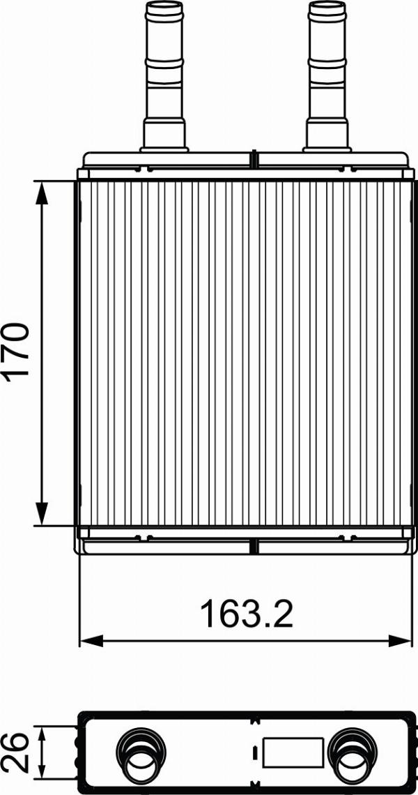 VALEO 812409 - Schimbator caldura, incalzire habitaclu aaoparts.ro