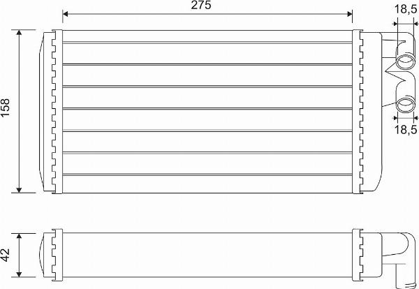 VALEO 812068 - Schimbator caldura, incalzire habitaclu aaoparts.ro