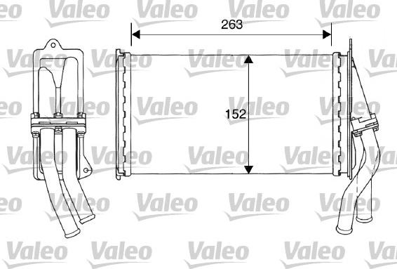VALEO 812015 - Schimbator caldura, incalzire habitaclu aaoparts.ro
