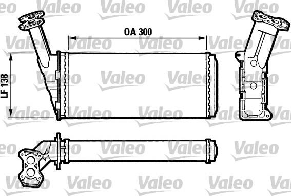 VALEO 812036 - Schimbator caldura, incalzire habitaclu aaoparts.ro