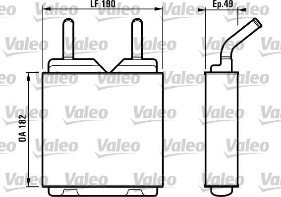 Valeo 812150 - Schimbator caldura, incalzire habitaclu aaoparts.ro