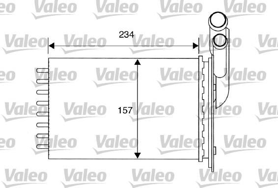 Valeo 812157 - Radiator, racire motor aaoparts.ro