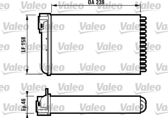 Valeo 812110 - Schimbator caldura, incalzire habitaclu aaoparts.ro