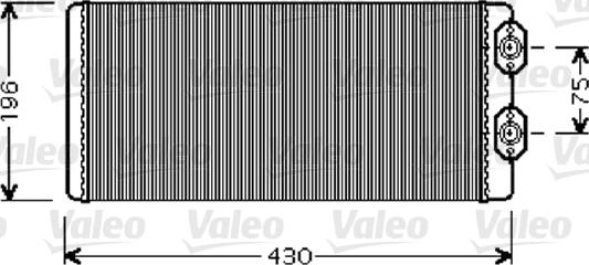 VALEO 812343 - Schimbator caldura, incalzire habitaclu aaoparts.ro