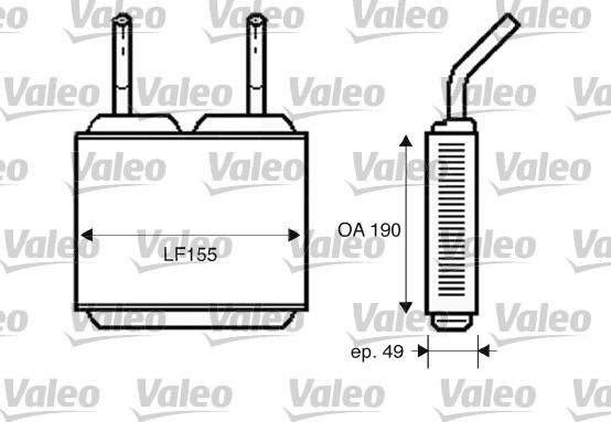 Valeo 812244 - Schimbator caldura, incalzire habitaclu aaoparts.ro