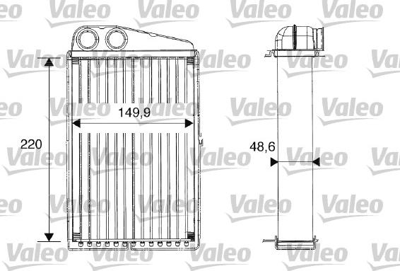 Valeo 812247 - Radiator, racire motor aaoparts.ro