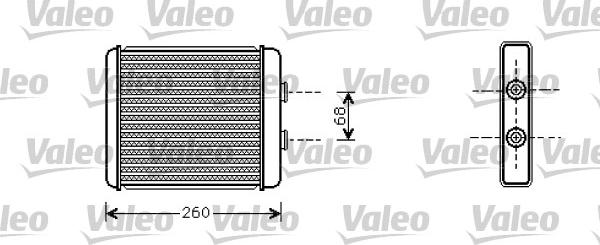 Valeo 812284 - Schimbator caldura, incalzire habitaclu aaoparts.ro