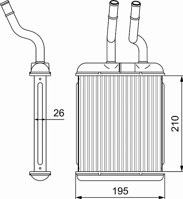 Valeo 812279 - Schimbator caldura, incalzire habitaclu aaoparts.ro