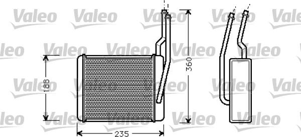 VALEO 812274 - Schimbator caldura, incalzire habitaclu aaoparts.ro