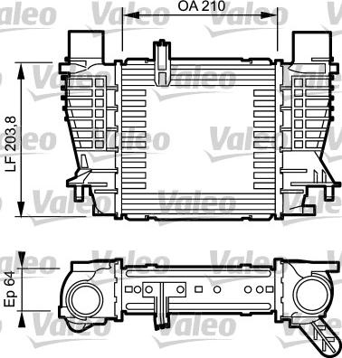 Valeo 817999 - Intercooler, compresor aaoparts.ro