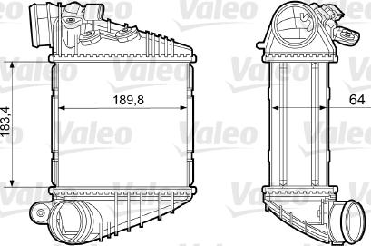 Valeo 817457 - Intercooler, compresor aaoparts.ro