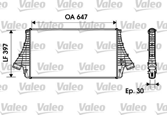 Valeo 817729 - Intercooler, compresor aaoparts.ro