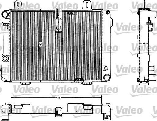 VALEO 883504 - Radiator, racire motor aaoparts.ro