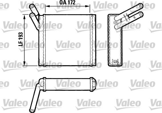 VALEO 883520 - Schimbator caldura, incalzire habitaclu aaoparts.ro