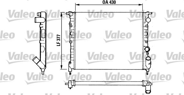 VALEO 883875 - Radiator, racire motor aaoparts.ro