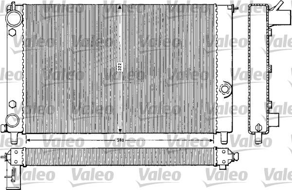 VALEO 883784 - Radiator, racire motor aaoparts.ro
