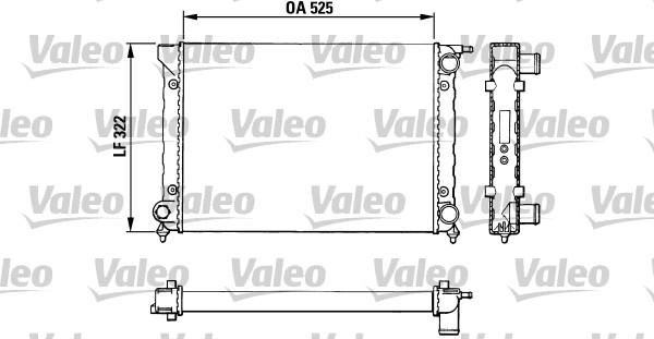 Valeo 883727 - Radiator, racire motor aaoparts.ro