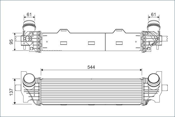 Valeo 822934 - Intercooler, compresor aaoparts.ro