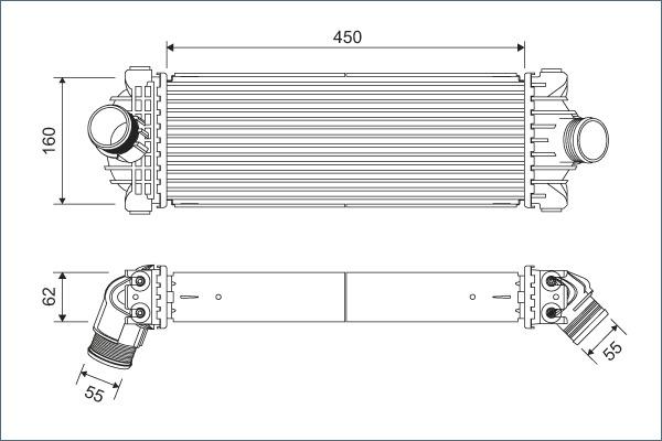 VALEO 822933 - Intercooler, compresor aaoparts.ro