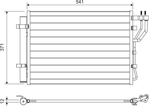 VALEO 822582 - Condensator, climatizare aaoparts.ro