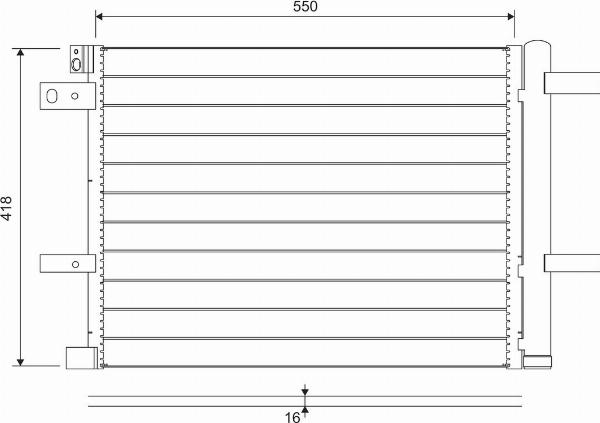 VALEO 822706 - Condensator, climatizare aaoparts.ro