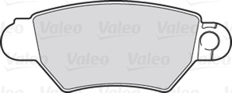 Valeo 301926 - Set placute frana,frana disc aaoparts.ro