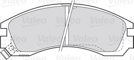 Valeo 301517 - Set placute frana,frana disc aaoparts.ro