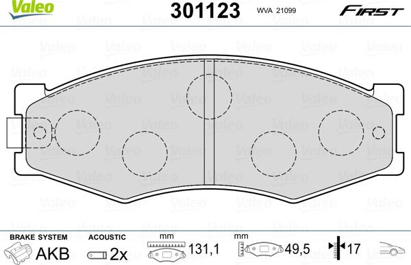 ADVICS-SEA B1N003T - Set placute frana,frana disc aaoparts.ro