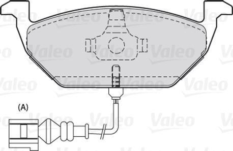 Valeo 301332 - Set placute frana,frana disc aaoparts.ro