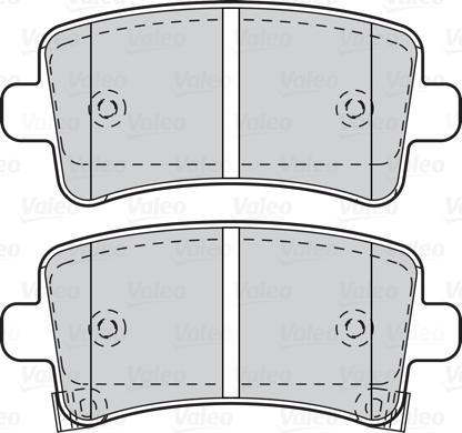 Valeo 302120 - Set placute frana,frana disc aaoparts.ro