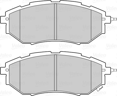 Valeo 302312 - Set placute frana,frana disc aaoparts.ro