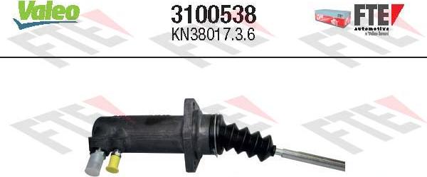 Valeo 3100538 - Cilindru receptor ambreiaj aaoparts.ro
