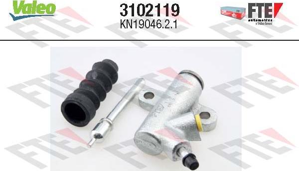 VALEO 3102119 - Cilindru receptor ambreiaj aaoparts.ro