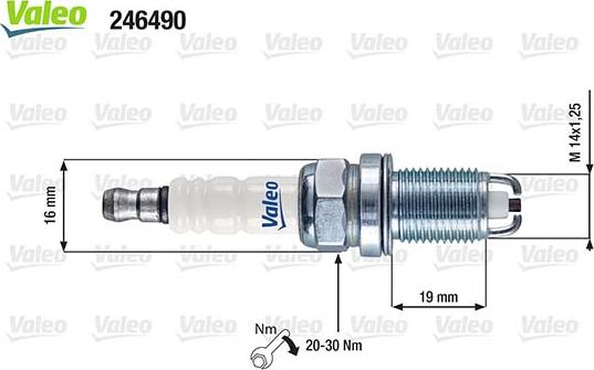 Valeo 246490 - Bujii aaoparts.ro