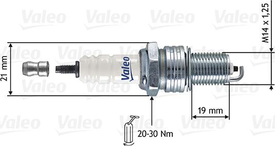 Valeo 246896 - Bujii aaoparts.ro