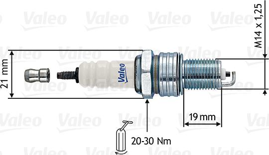 Valeo 246854 - Bujii aaoparts.ro