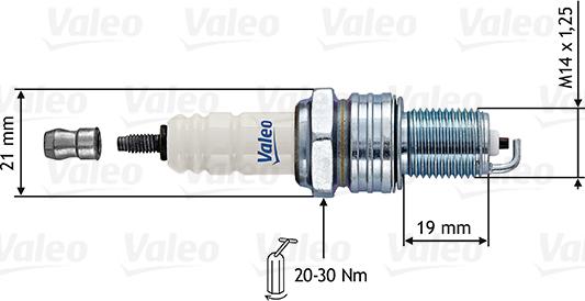 Valeo 246860 - Bujii aaoparts.ro