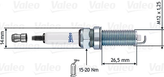 Valeo 246863 - Bujii aaoparts.ro